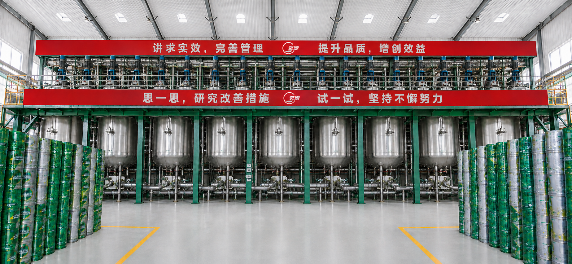 Hongyuan waterproof coating production workshop